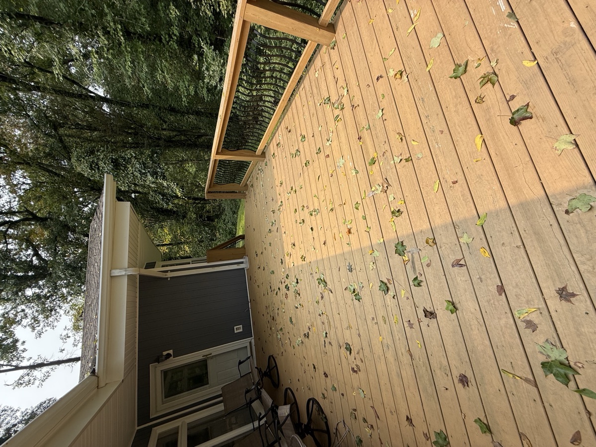 Deck staining project by Rock's Painting in the Tri-Cities