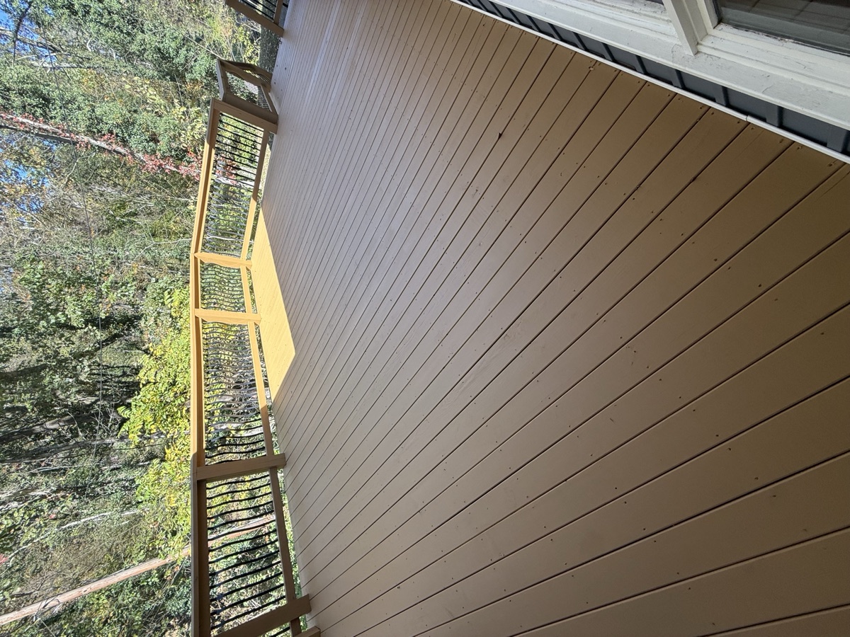 Deck staining project by Rock's Painting in the Tri-Cities