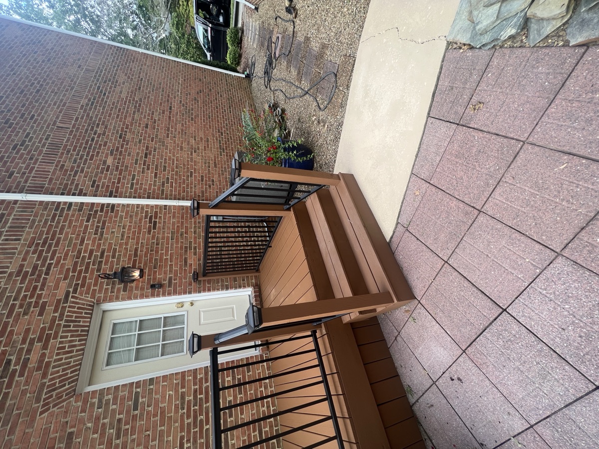 Deck staining project by Rock's Painting in the Tri-Cities