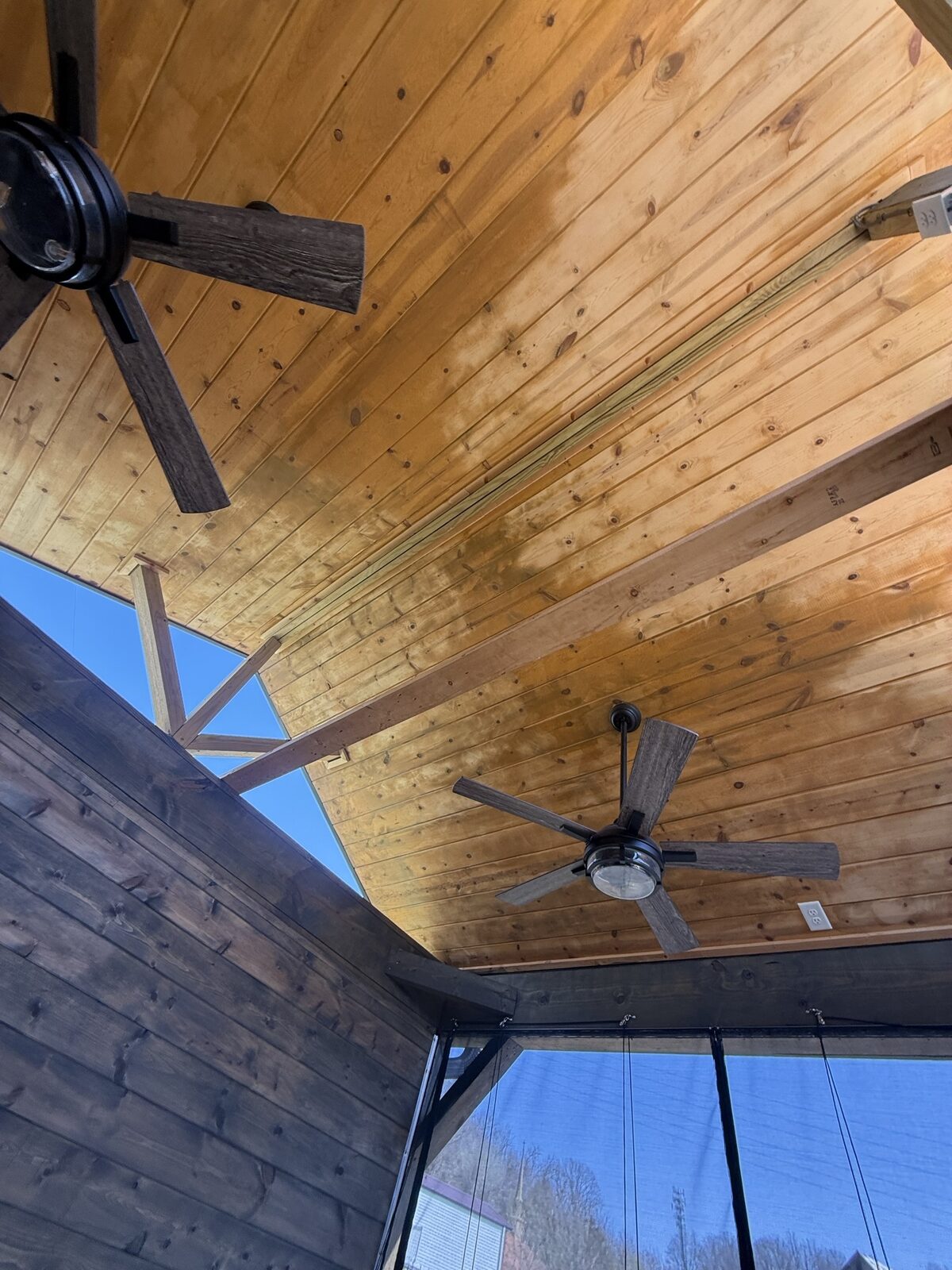 Deck staining project by Rock's Painting in the Tri-Cities