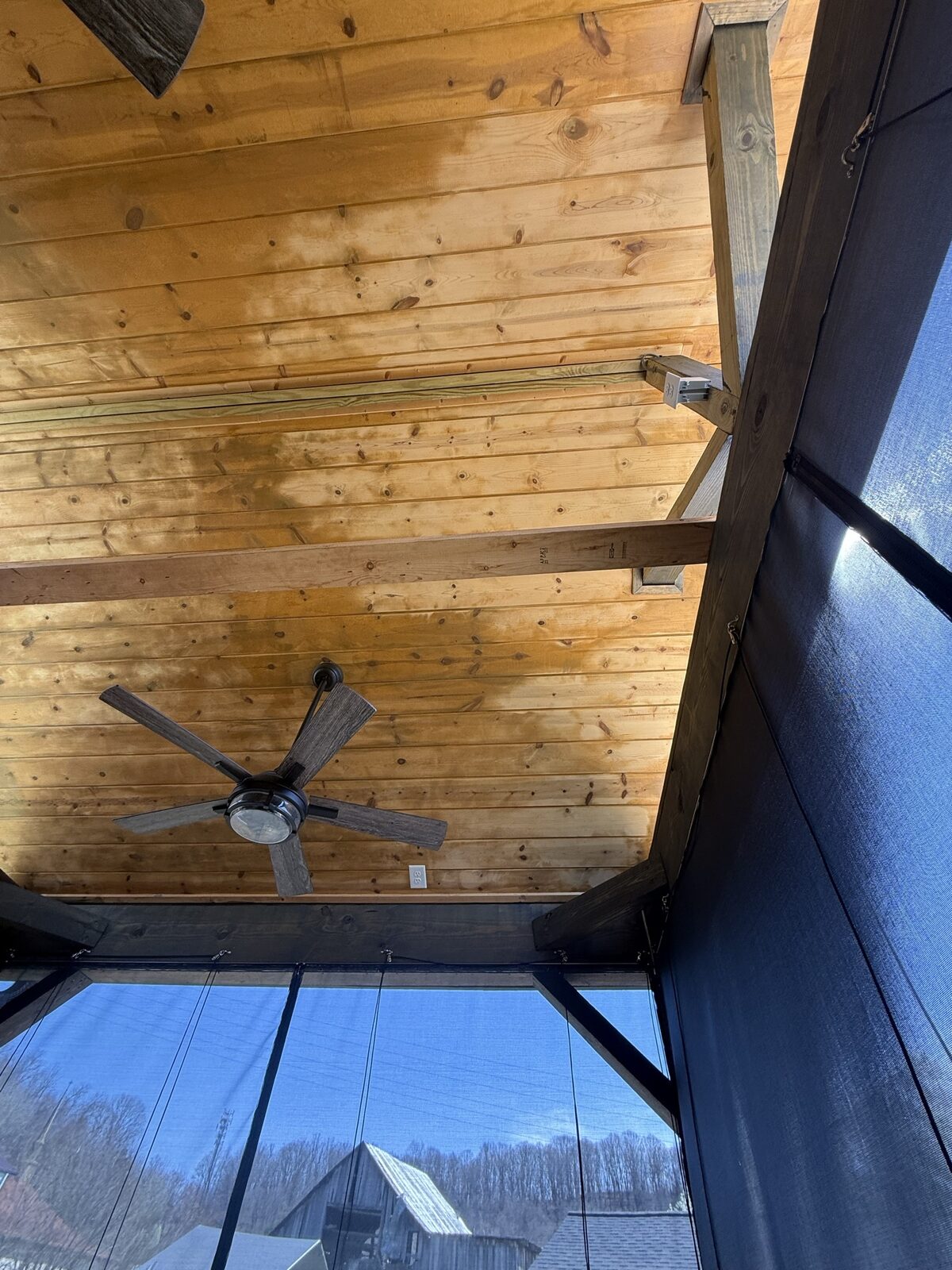 Deck staining project by Rock's Painting in the Tri-Cities