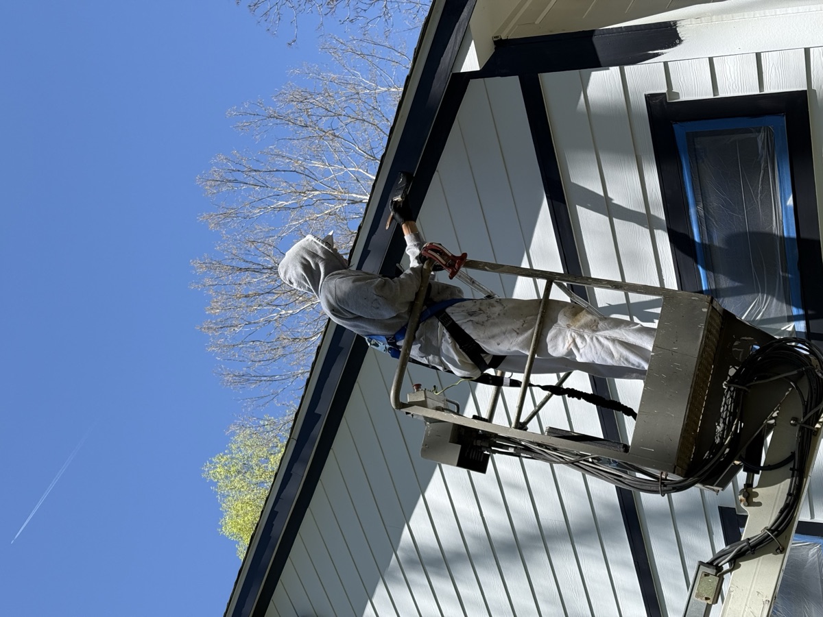 Exterior painting project by Rock's Painting in the Tri-Cities