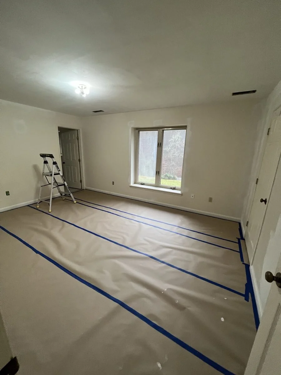 Ceiling Texture Removal project example