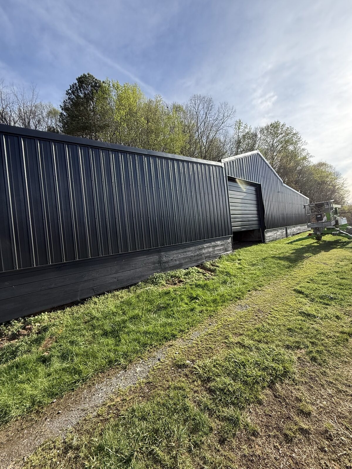 Metal building painting project by Rock's Painting in the Tri-Cities
